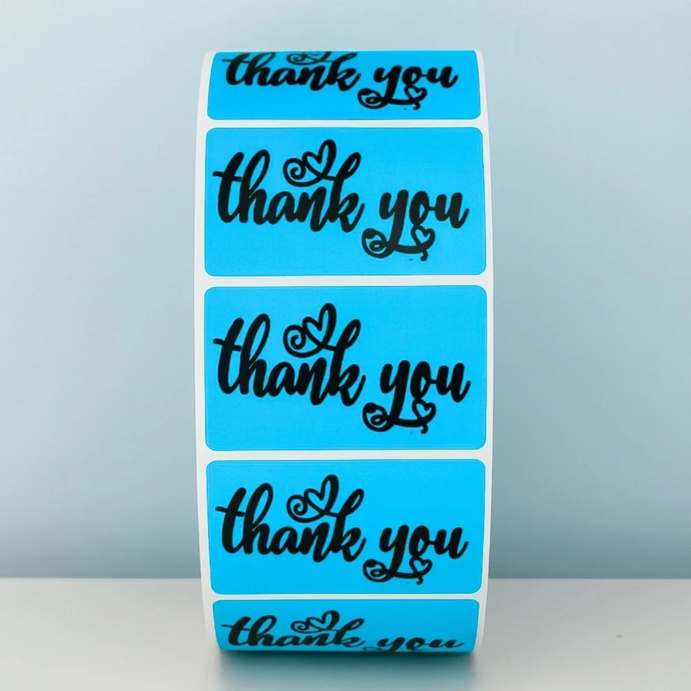 Small Business Thank You Stickers - Heart Packaging -Customer Appreciation label
